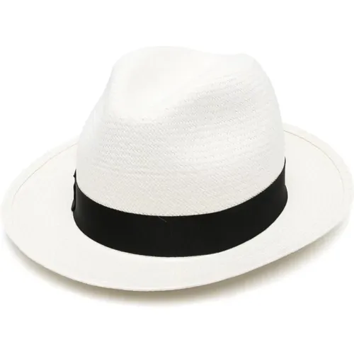 Straw Teardrop Hat , female, Sizes: L, M, S - Borsalino - Modalova