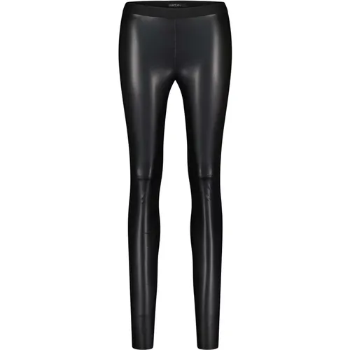 Lederimitat Leggings , Damen, Größe: XS - Marc Cain - Modalova