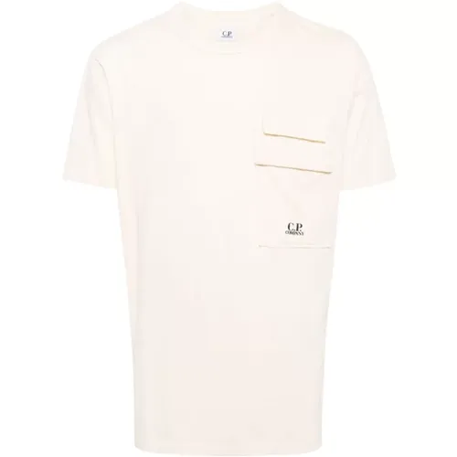 Kurzarm T-Shirt Casual Stil - C.P. Company - Modalova