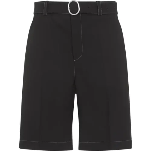 Schwarze stilvolle Shorts für Männer - Jil Sander - Modalova