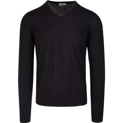 Sweaters , male, Sizes: 3XL, 5XL, M, L, 6XL, XL - Fedeli - Modalova