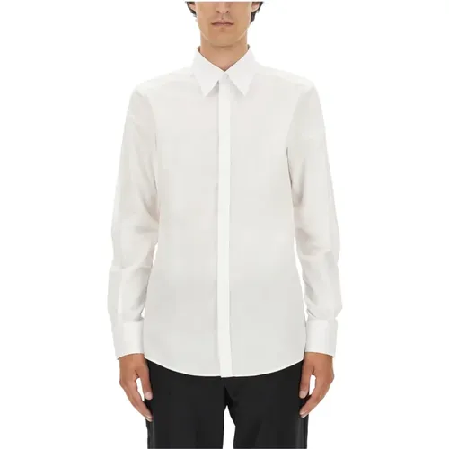 Cotton Regular Fit Formal Shirt , male, Sizes: M, L - Dolce & Gabbana - Modalova