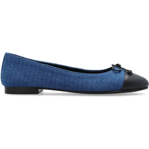 Denim-Ballerinas , Damen, Größe: 36 1/2 EU - TORY BURCH - Modalova