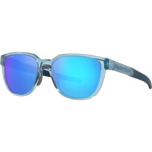 Transparent Stonewash Sunglasses Prizm Sapphire,Sunglasses Actuator OO 9256,Actuator Sunglasses in Havana /Prizm Ruby,ACTUATOR Sunglasses - Matte Smok - Oakley - Modalova