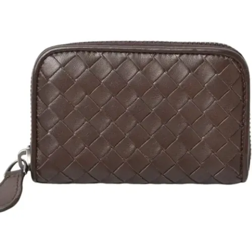 Pre-owned Leather wallets , female, Sizes: ONE SIZE - Bottega Veneta Vintage - Modalova