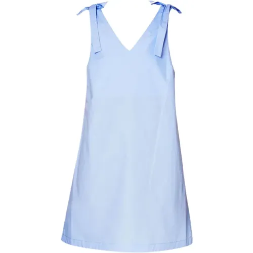 Short V-neck Dress , female, Sizes: L, M, XS, S, 2XS - Liu Jo - Modalova