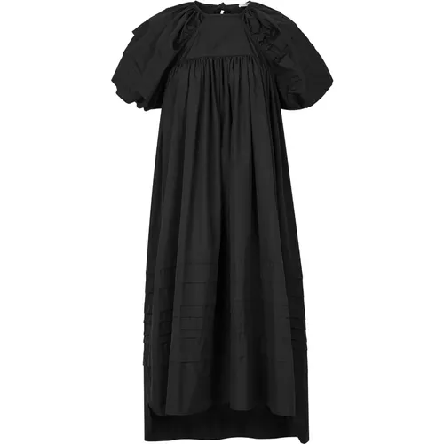 Raglan Puff Long Dress , female, Sizes: S, XS - Cecilie Bahnsen - Modalova