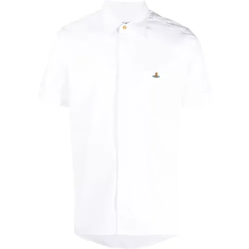 Weißes Kurzarmhemd , Herren, Größe: M - Vivienne Westwood - Modalova