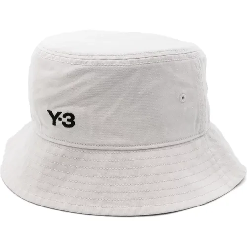 X Adidas Logo-Embroidered Bucket HAT , female, Sizes: ONE SIZE - Y-3 - Modalova