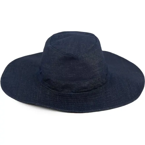 Skipper Cotton Linen Hat , female, Sizes: S, M - Iblues - Modalova