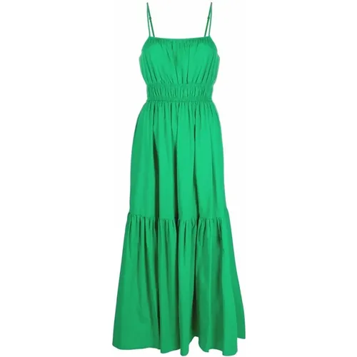 Venezia langes Kleid mit gestaffelten Schichten , Damen, Größe: XS - Seventy - Modalova