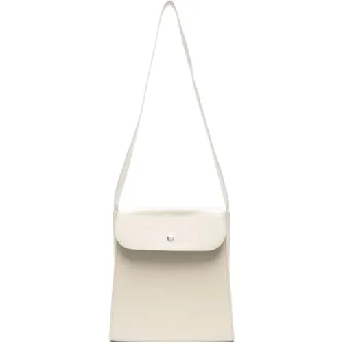 Extended Leather BAG Dusty White , male, Sizes: ONE SIZE - Our Legacy - Modalova