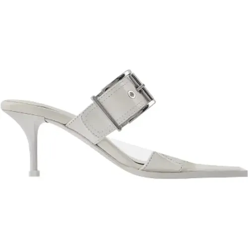 Leder heels Alexander McQueen - alexander mcqueen - Modalova