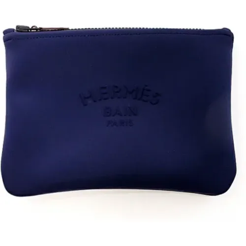 Pre-owned Nylon clutches , female, Sizes: ONE SIZE - Hermès Vintage - Modalova