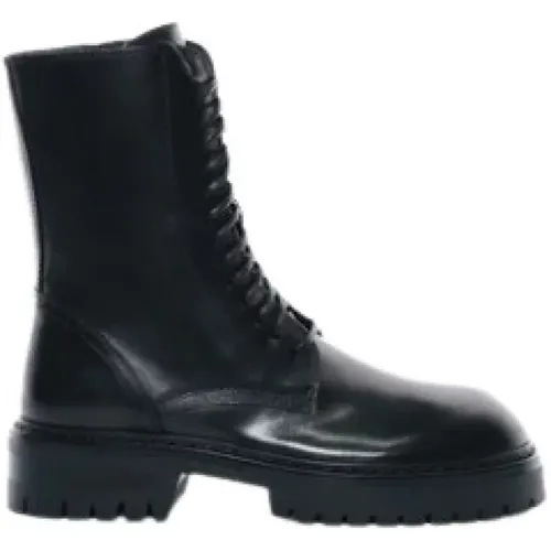 Lace-Up Ankle Boots , female, Sizes: 7 UK, 6 UK, 6 1/2 UK - Ann Demeulemeester - Modalova