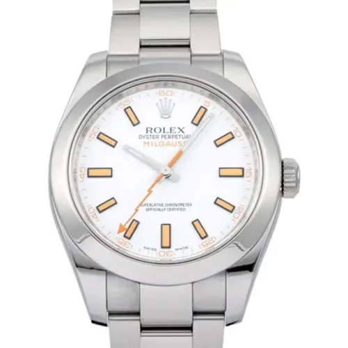 Pre-owned Stainless Steel watches , male, Sizes: ONE SIZE - Rolex Vintage - Modalova