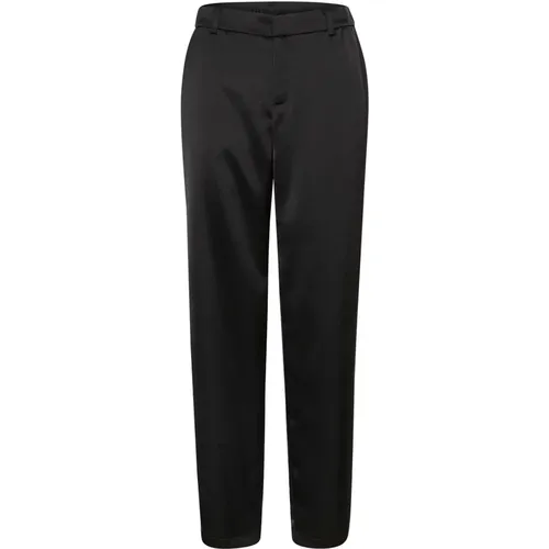 Elegante Sateen Pant in Pitch , Damen, Größe: 3XL - Cream - Modalova