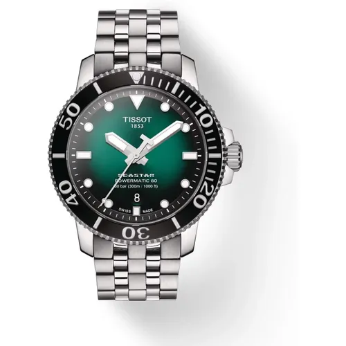 Seastar 1000 Powermatic 80 Automatic Watch , male, Sizes: ONE SIZE - Tissot - Modalova