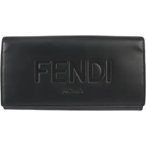 Pre-owned Leather wallets , female, Sizes: ONE SIZE - Fendi Vintage - Modalova