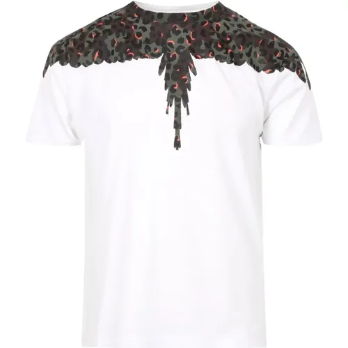 Tierflügel Druck Tops , Herren, Größe: M - Marcelo Burlon - Modalova