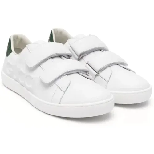 Weiße Leder Kinder Sneakers Gucci - Gucci - Modalova