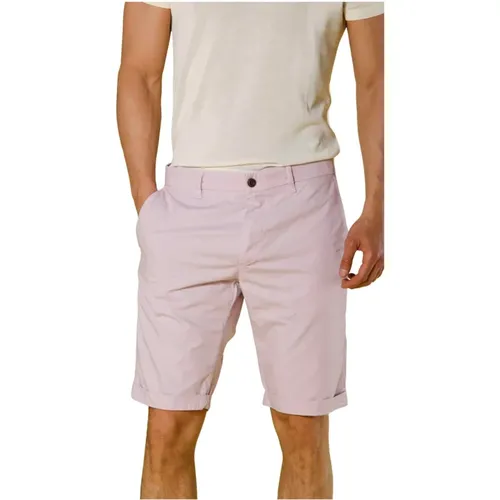 Stretch Gabardine Chino Bermuda Shorts , Herren, Größe: S - Mason's - Modalova