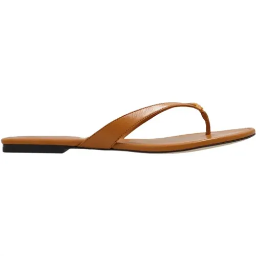 Ledersandalen , Damen, Größe: 37 1/2 EU - TORY BURCH - Modalova