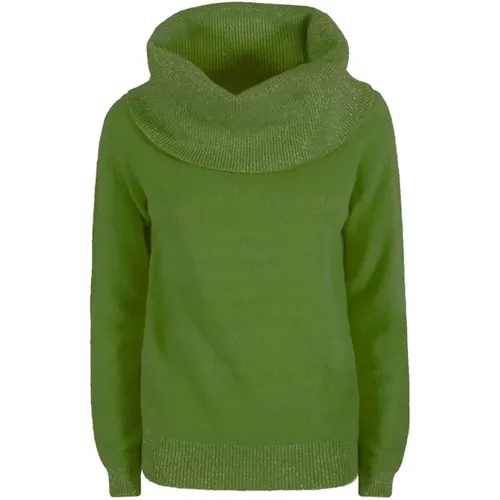 Hochgeschlossener Pullover aus weicher Viskosemischung , Damen, Größe: 2XL - YES ZEE - Modalova