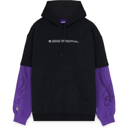 Logo Overhoodie mit Siebdruck , Herren, Größe: L - Octopus - Modalova