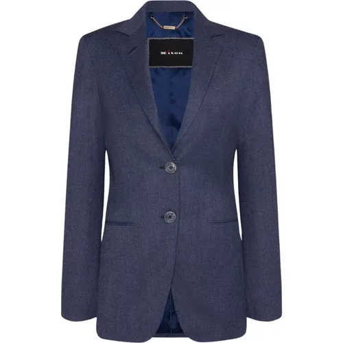 Eleganter Woll-Kaschmir-Blazer - Kiton - Modalova