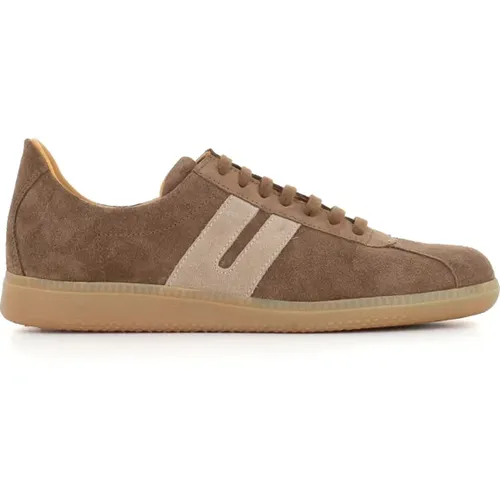 Sand Suede U Stripe Sneakers , male, Sizes: 9 UK, 10 UK - Ludwig Reiter - Modalova