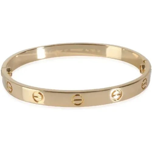 Pre-owned Gold bracelets , female, Sizes: ONE SIZE - Cartier Vintage - Modalova