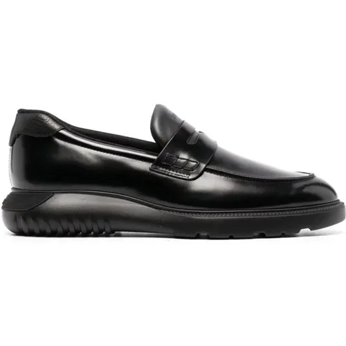 Schwarze H600 Loafers , Herren, Größe: 40 EU - Hogan - Modalova
