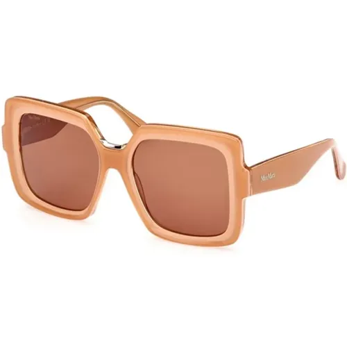 Brown Sunglasses Ernest Mm0088 , female, Sizes: 56 MM - Max Mara - Modalova