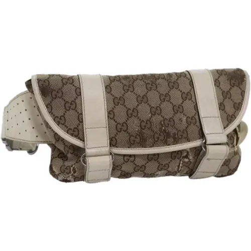 Pre-owned Canvas crossbody-bags , female, Sizes: ONE SIZE - Gucci Vintage - Modalova