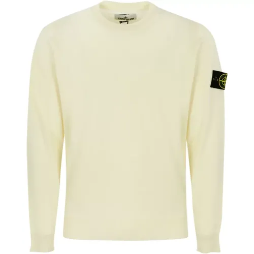 Wool Sweater Long Sleeve Crew Neck , male, Sizes: 2XL - Stone Island - Modalova