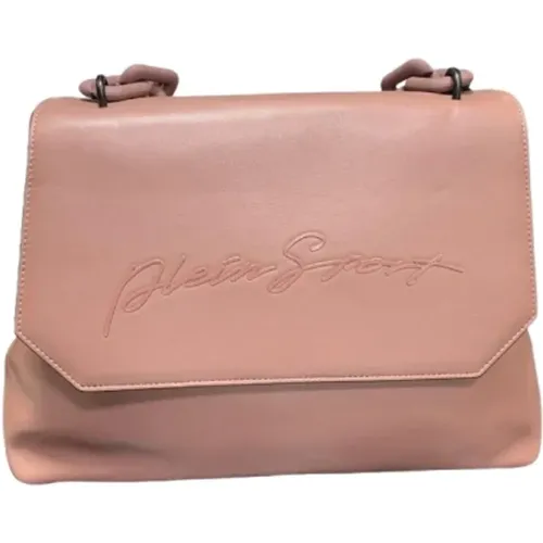 Handtasche mit Logo-Buchstaben, rosa - Plein Sport - Modalova