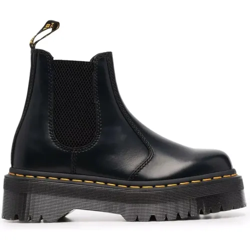 Leather Platform Chelsea Boots , female, Sizes: 6 UK, 3 UK, 7 UK, 5 UK, 4 UK - Dr. Martens - Modalova