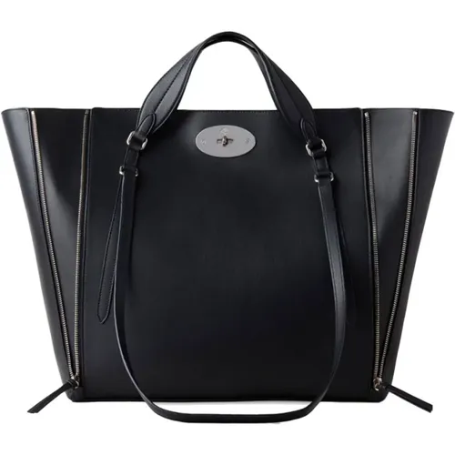 Oversized Bayswater Zip Tote , female, Sizes: ONE SIZE - Mulberry - Modalova