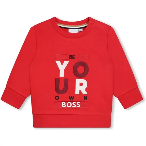 Bunte Front-Illustration Sweatshirt - Hugo Boss - Modalova