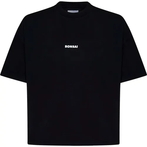 Schwarze T-Shirts und Polos , Herren, Größe: S - Bonsai - Modalova