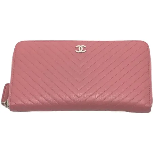 Pre-owned Leather wallets , female, Sizes: ONE SIZE - Chanel Vintage - Modalova