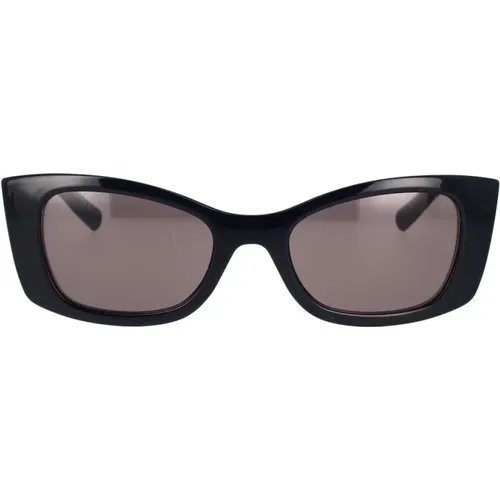 New Wave Damen Cat-Eye Sonnenbrille,Stylische Sonnenbrille SL 593 - Saint Laurent - Modalova