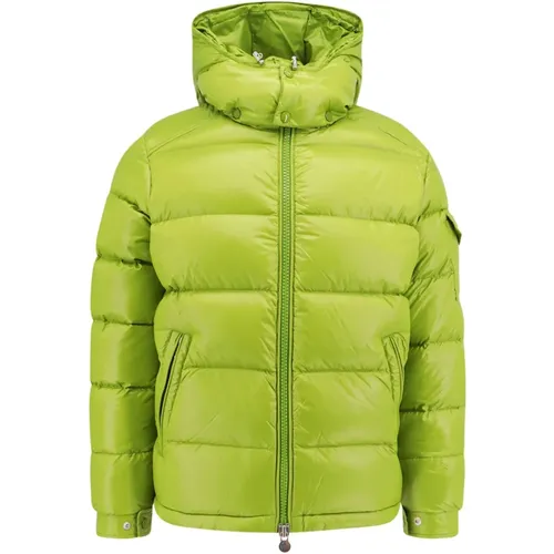 Quilted Jacket with Removable Hood , male, Sizes: XL - Moncler - Modalova