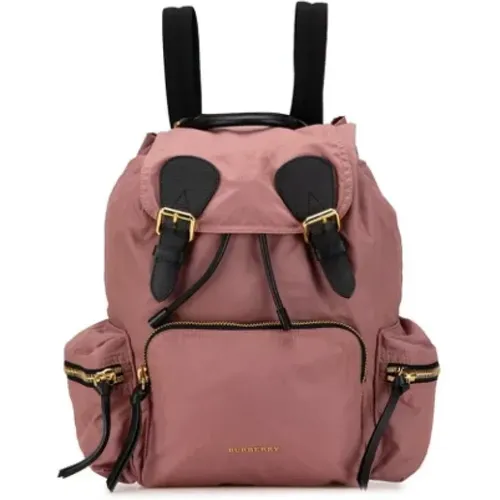 Pre-owned Leather backpacks , female, Sizes: ONE SIZE - Burberry Vintage - Modalova