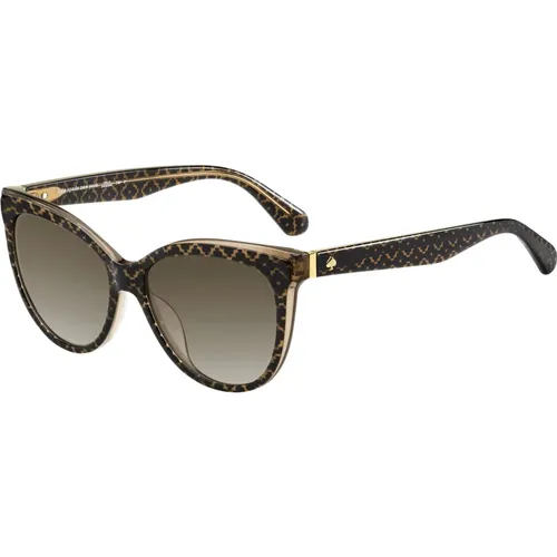 Black / Shaded Sunglasses,Sunglasses DAESHA/S,Black Havana/Grey Shaded Sunglasses - Kate Spade - Modalova