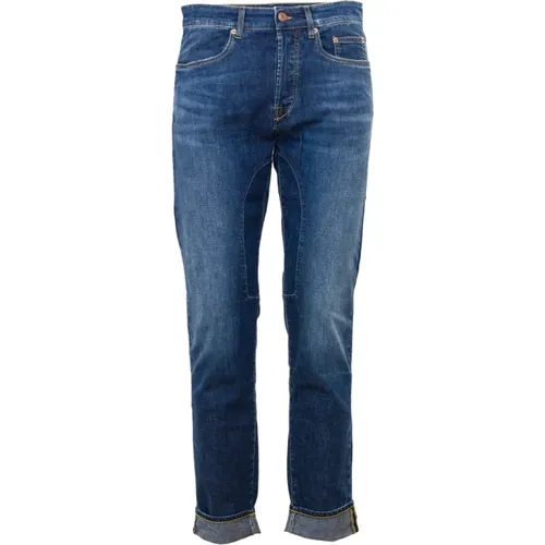 Eco-friendly Medium Wash Denim Jeans , male, Sizes: W35, W31, W34, W32, W36, W33 - Siviglia - Modalova