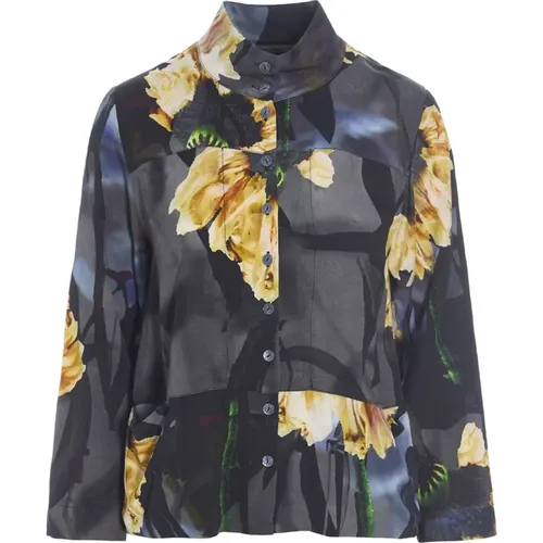 Jungle Poppy Oversized Blumenhemd , Damen, Größe: S - Bitte Kai Rand - Modalova