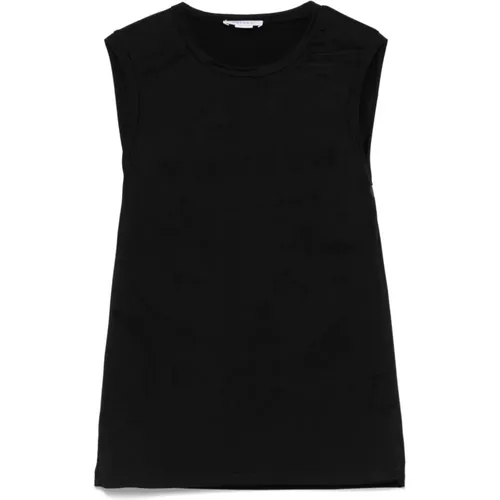 Schwarze T-Shirts und Polos , Damen, Größe: XS - alexander mcqueen - Modalova