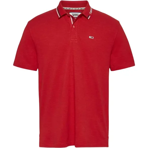 Short Sleeve Polo Shirt , male, Sizes: XS - Tommy Jeans - Modalova